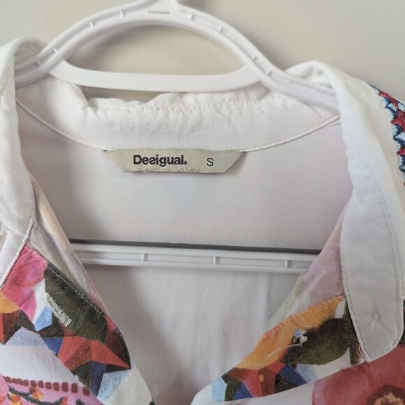 Desigual White Floral Laurene Blouse - Picture 3 of 4